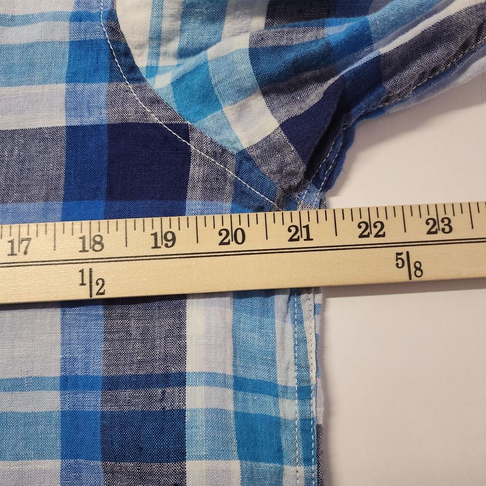 BUGATCHI LINEN LONG SLEEVE BUTTON DOWN SIZE‎ L - Picture 8 of 12